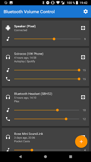 蓝牙音量控制app(Bluetooth Volume Manager)