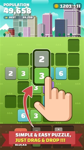 我的小镇数字拼图游戏中文版(My Little Town Number Puzzle)