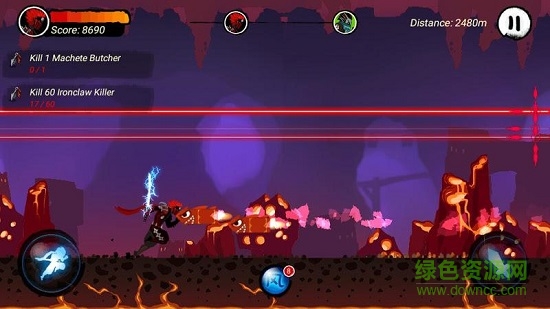 忍者跑杀(ninja run kill)