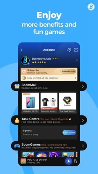 Boomplay高级解锁版 v7.5.35