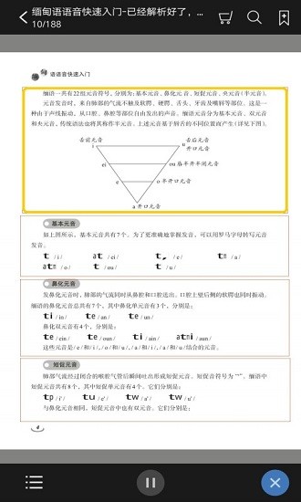 缅甸语语音快速入门