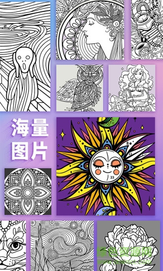 数字填色涂色绘本