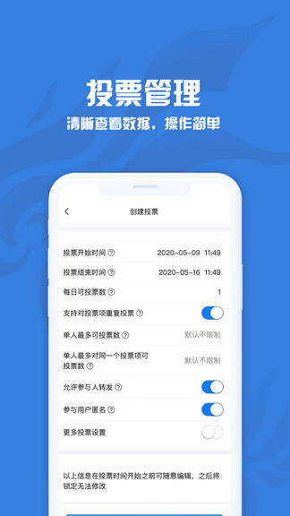 投票星