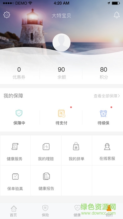 大特e保