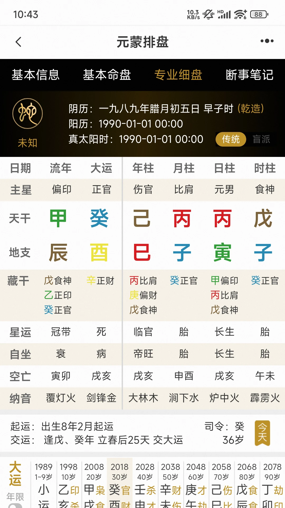 元蒙排盘