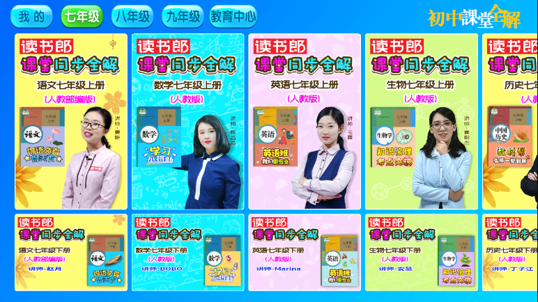 初中课堂全解