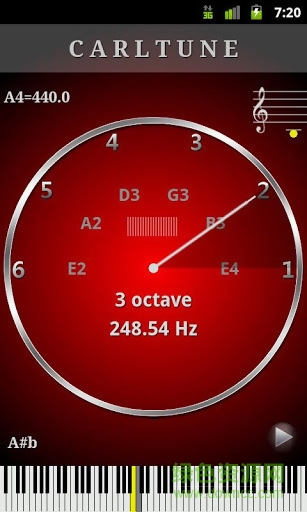carltune半音阶调谐器