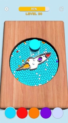 Sorting Beads: Stencil Fill