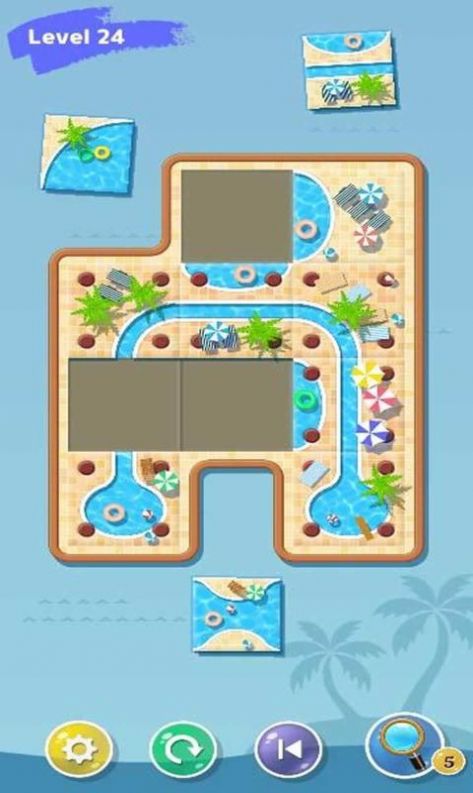 IQ Puzzle SwimmingPool(游泳池拼图)