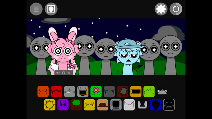 节奏盒子（Sprunki-黑夜模式）