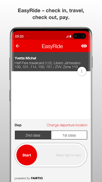 瑞士铁路sbb mobile app(火车购票)