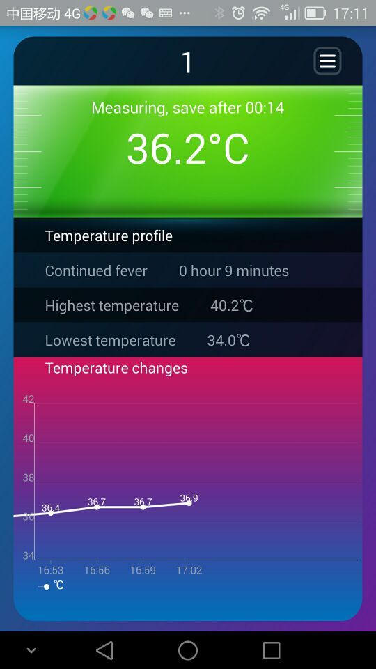 bebeon(儿童智能体温计)