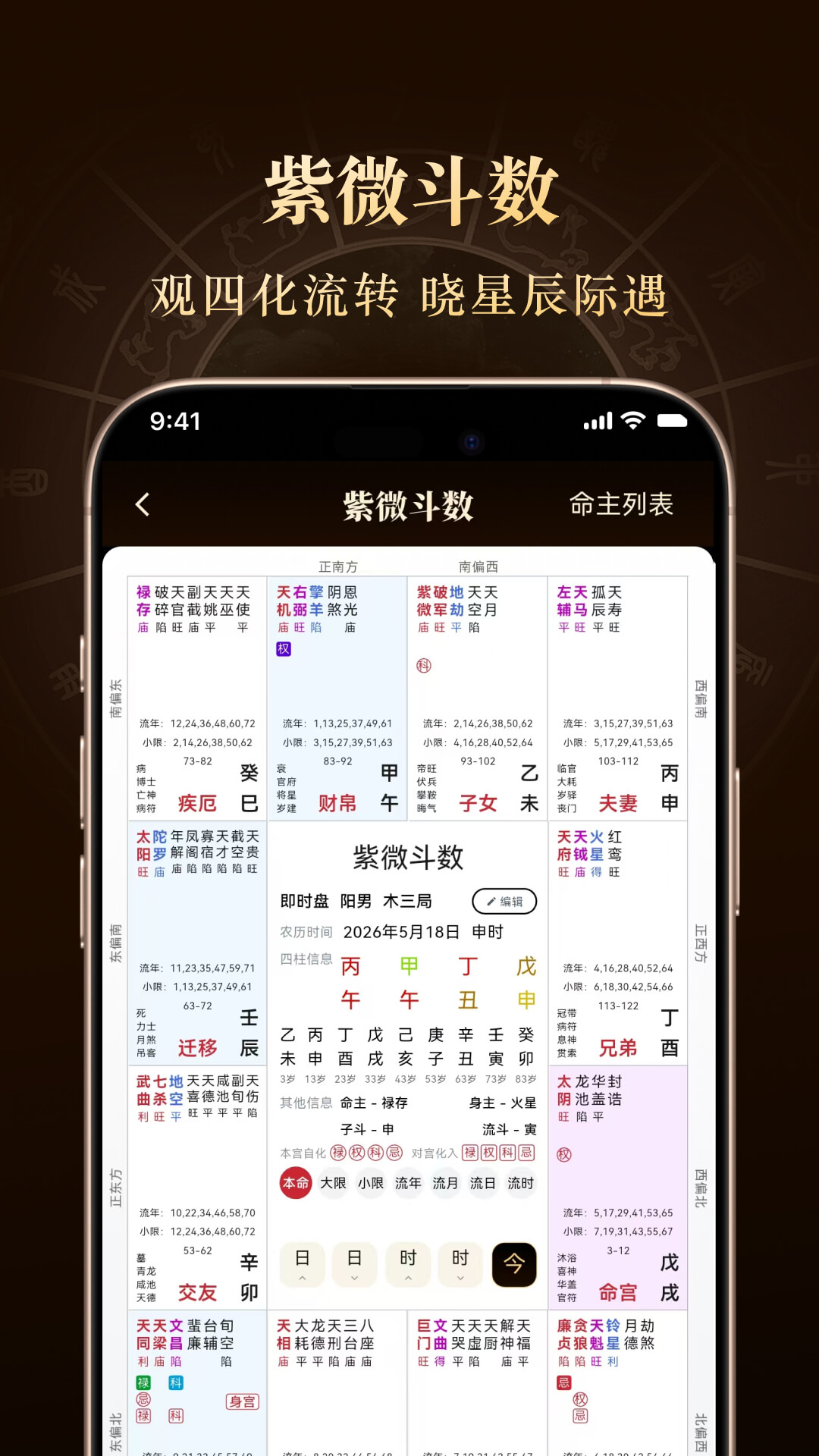 借问八字排盘